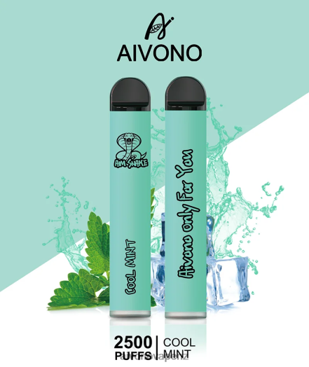 Cool Mint Aivono AIM SNAKE 2500 V2D4302 | Aivono Vape Review